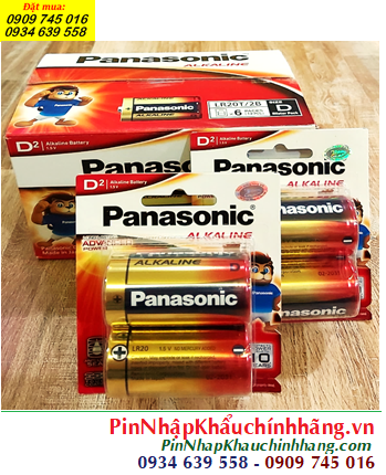 COMBO 1hộp 12viên Pin Alkaline D 1.5v Panasonic LR20T/2B (Japan) _Giá chỉ 576.000đ/Hộp 12viên